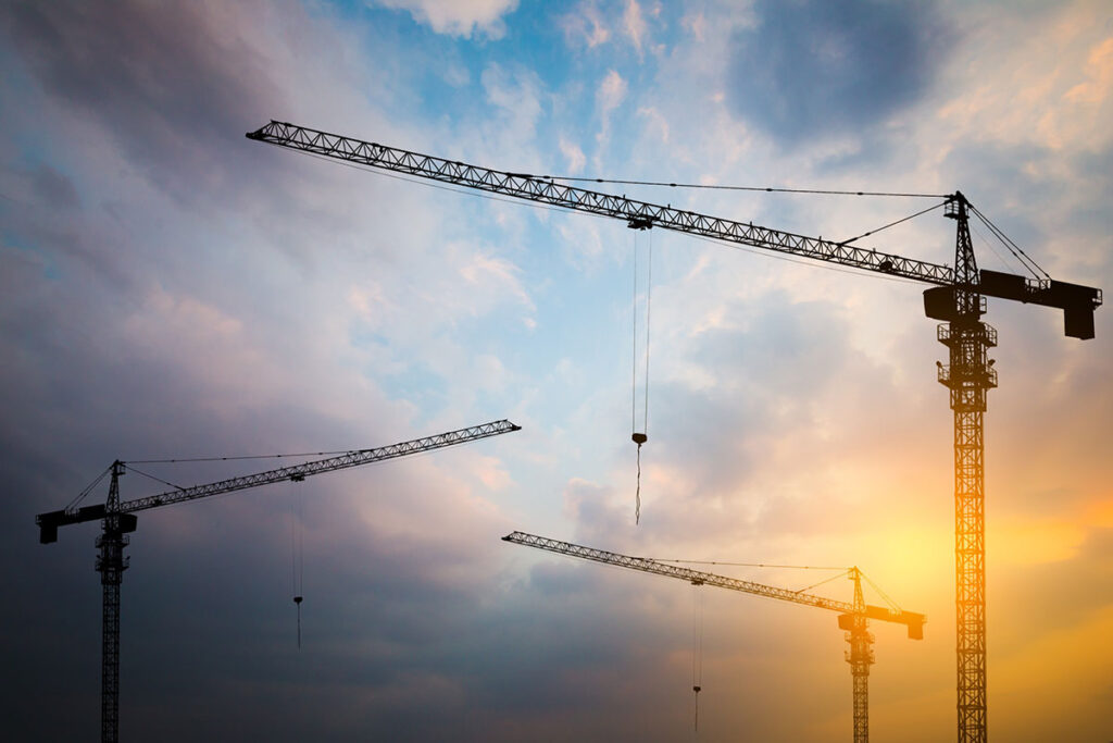 Tower cranes