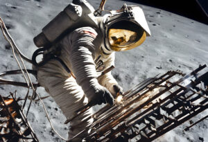 Construction on the moon