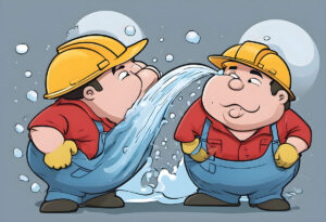 Blowing out water lines