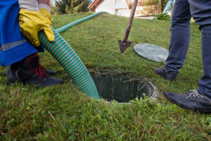 Septic line repair