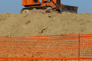 Silt fences and erosion control