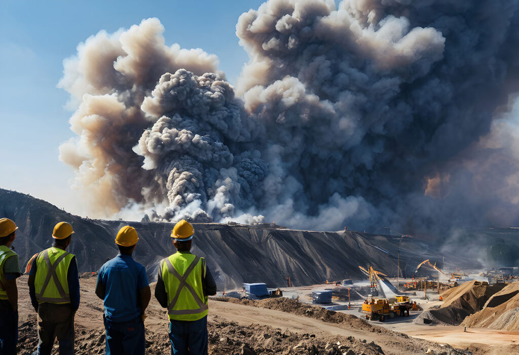 Construction blasting