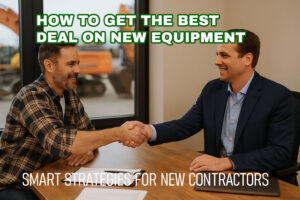 Get the best deal on new equipment