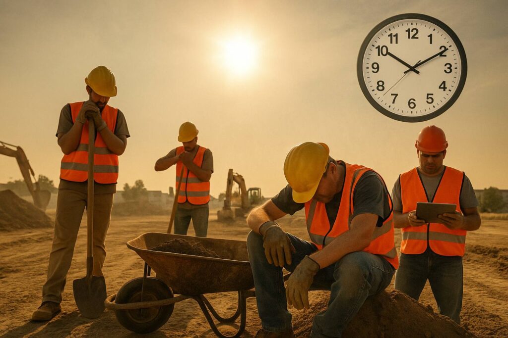 Crew productivity in heat Crew productivity in heat