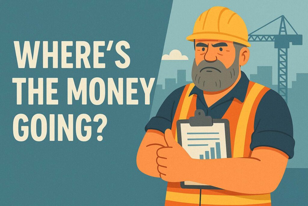 Where's the money going? Where's the money going?