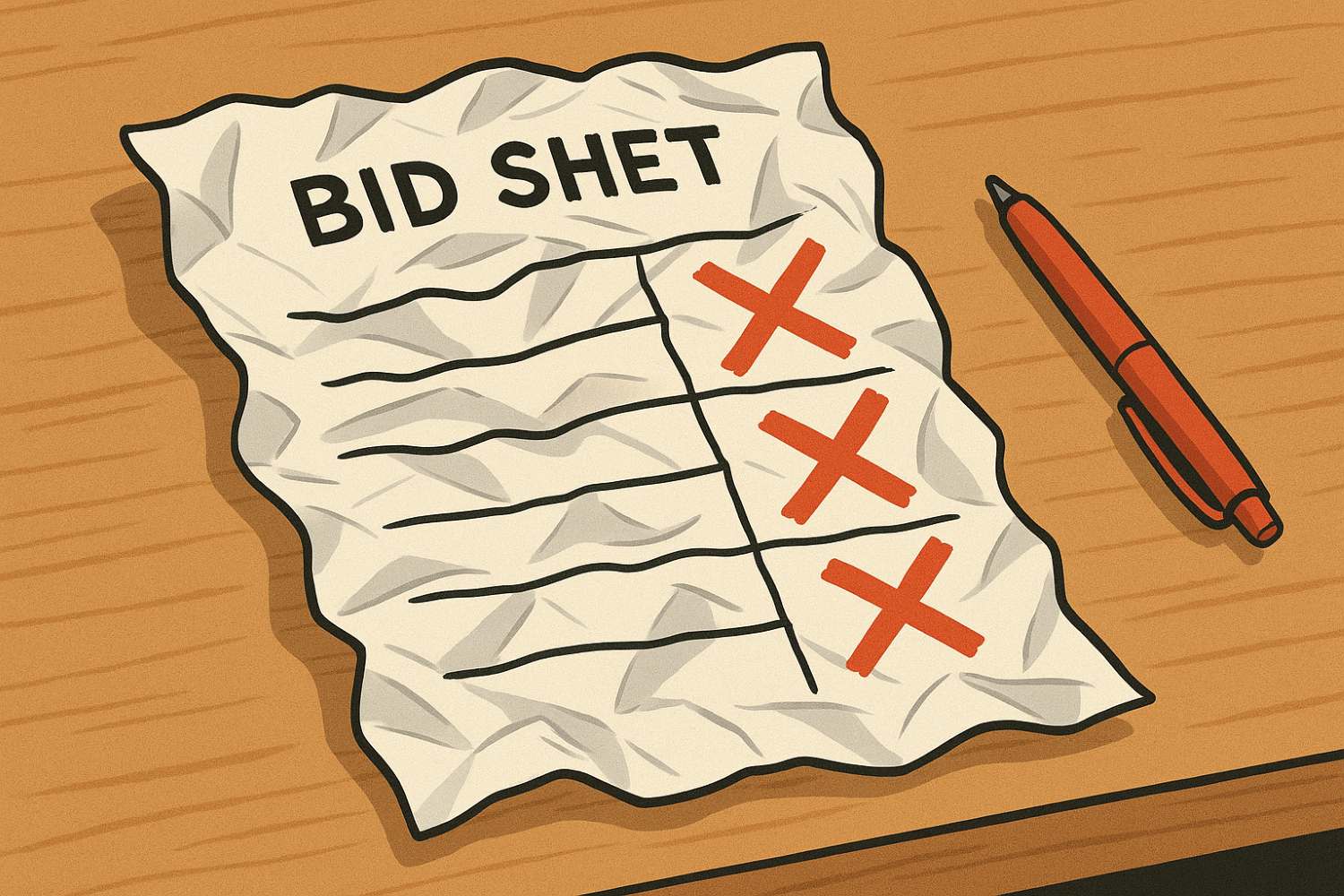 3 ways to screw up your bid