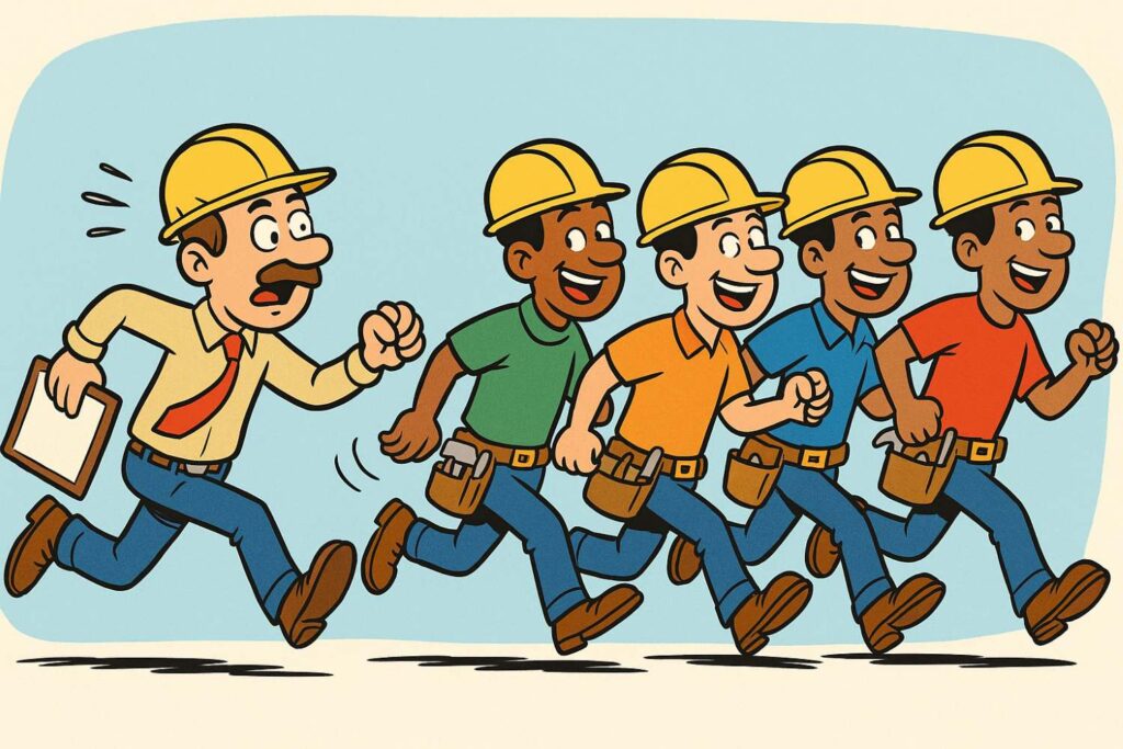 Stop chasing crews Stop chasing crews