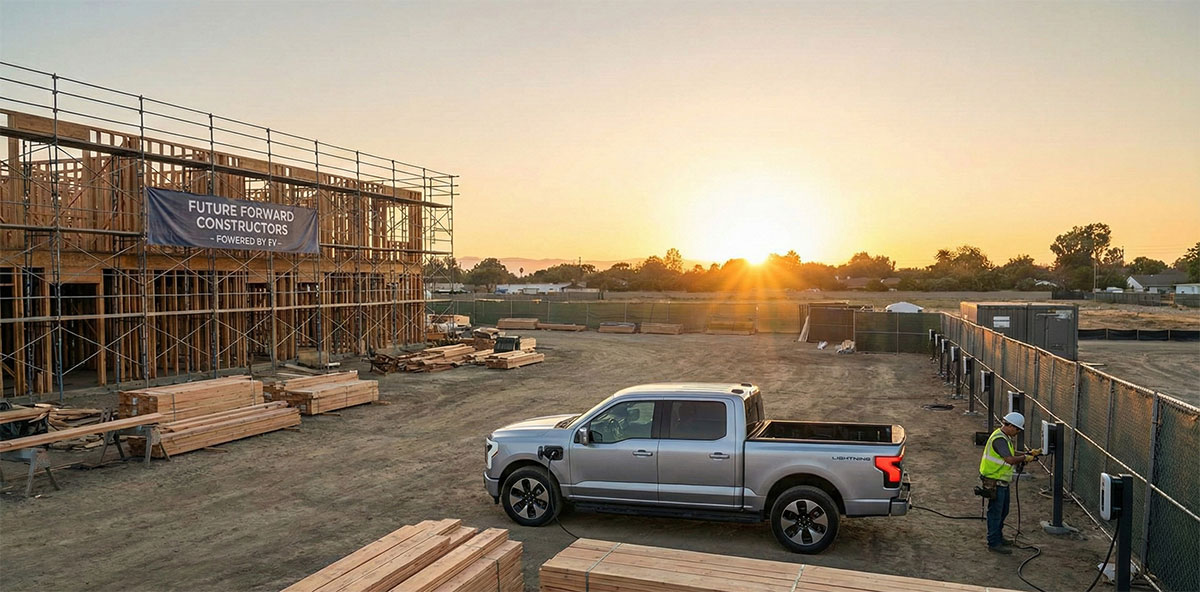 EV trucks for construction