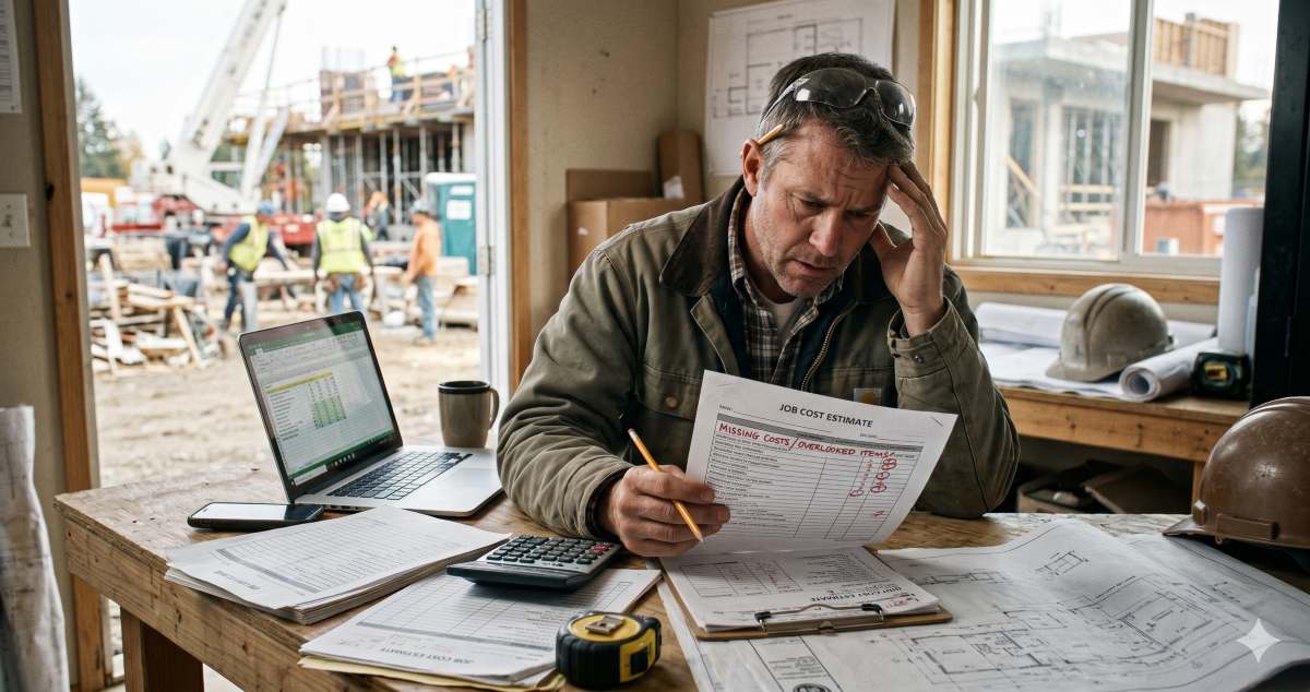 Missing costs during bidding