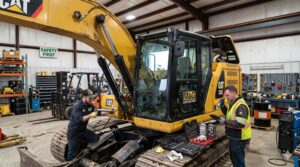 Construction equipment maintenance