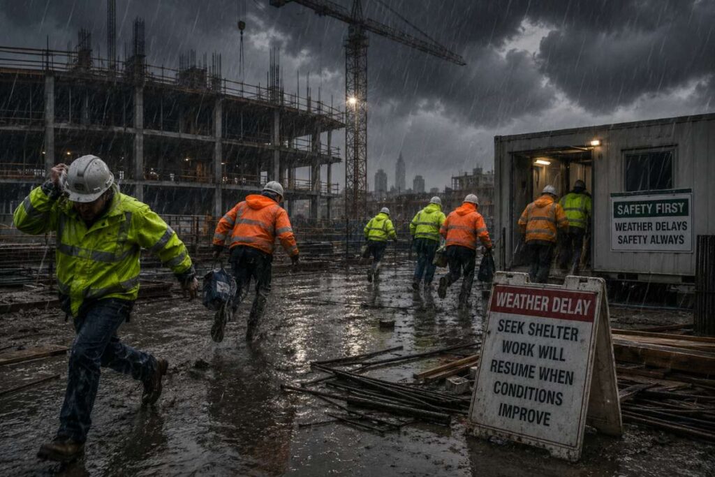 Weather delays