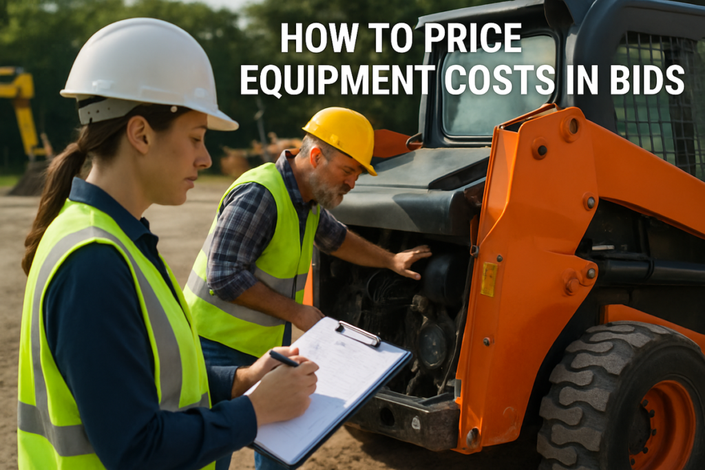 How to Price Equipment Costs in Your Bids