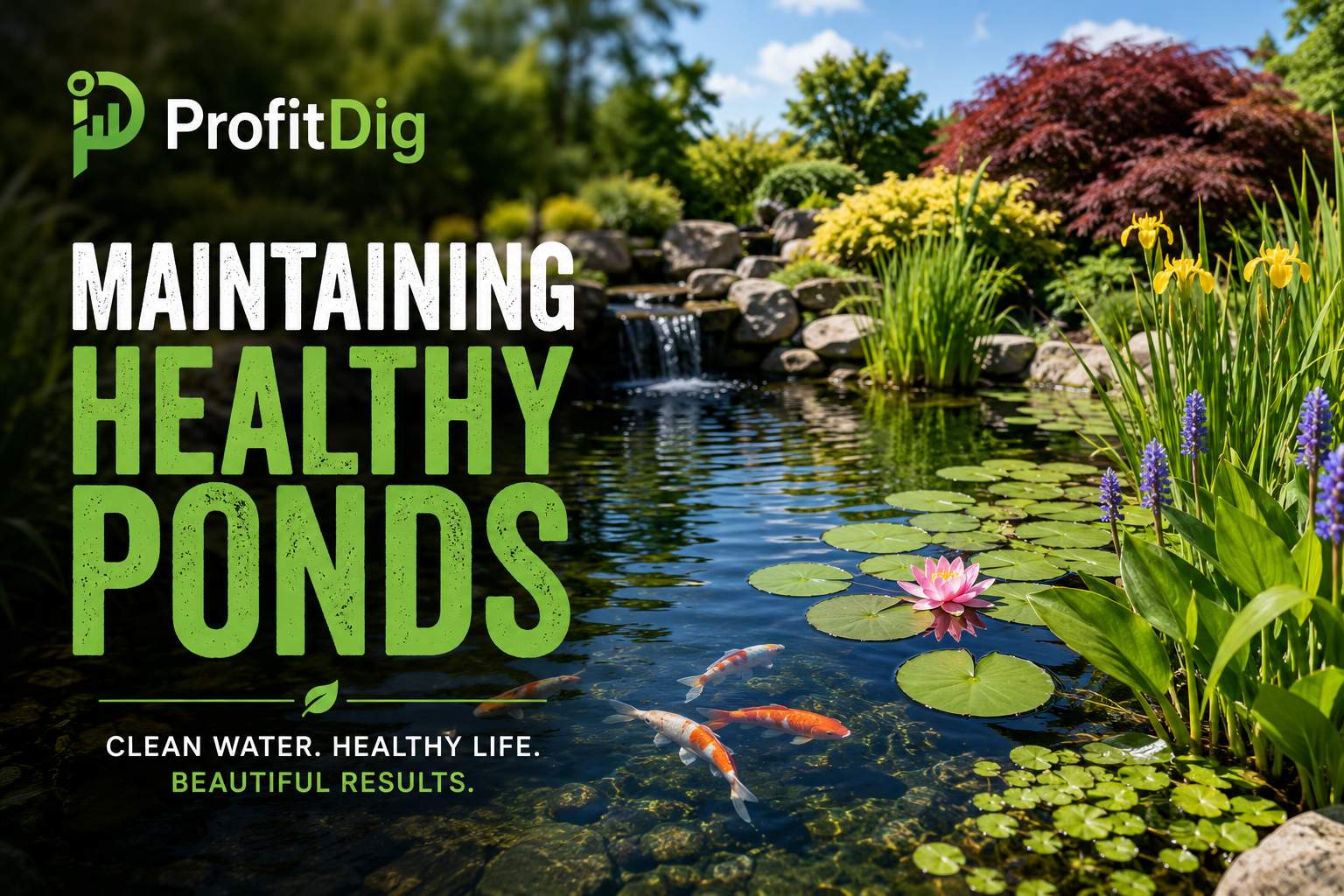 Maintaining healthy ponds